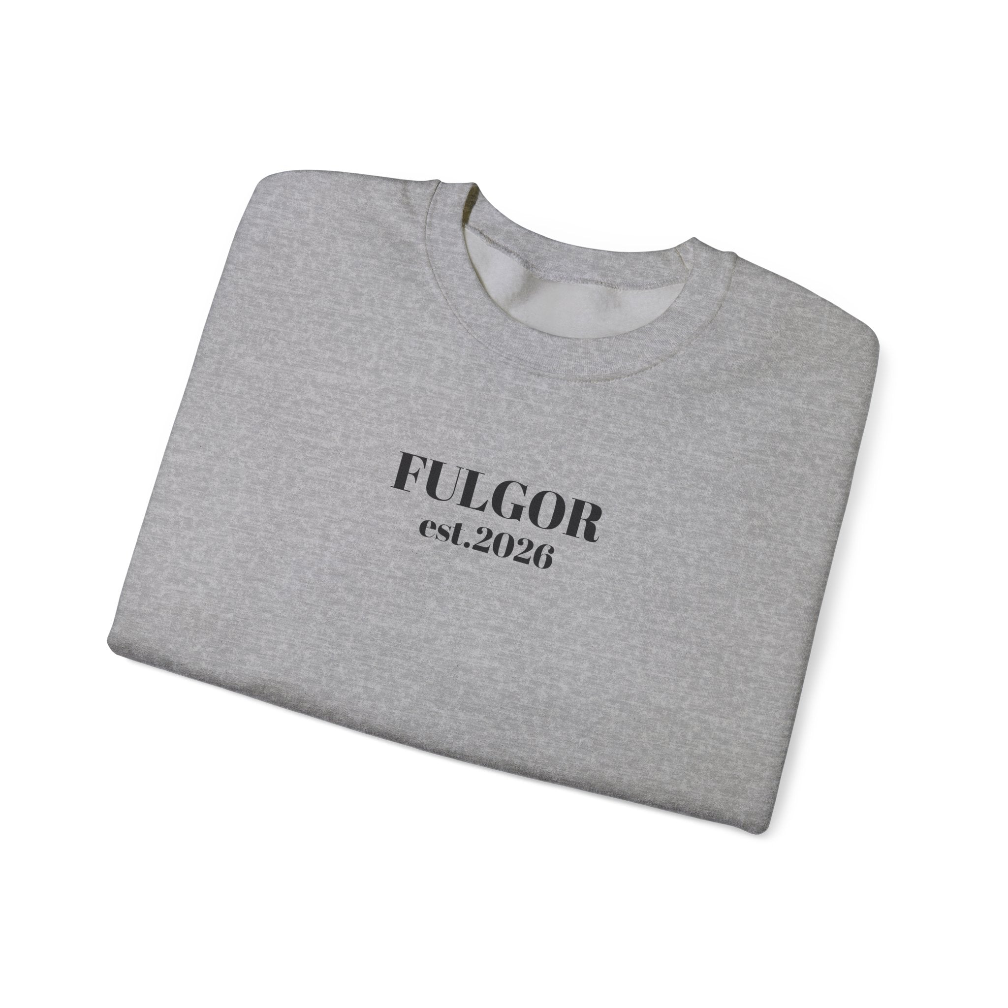 Fulgor Diamond Crewneck Sweatshirt — "Built Different." Graphic Pullover