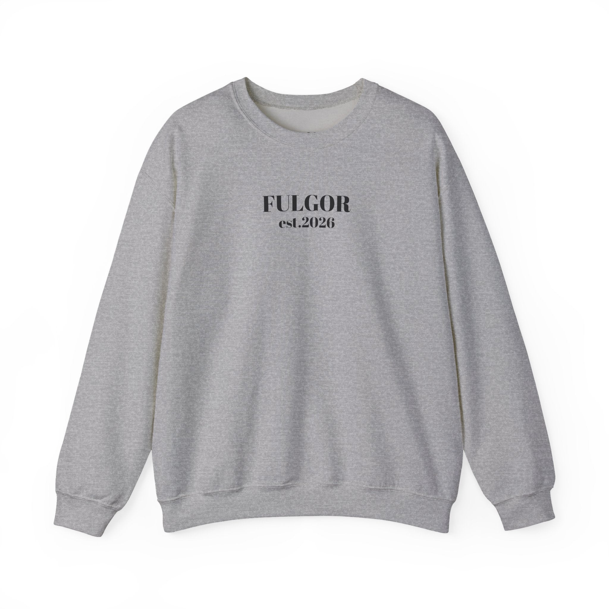 Fulgor Diamond Crewneck Sweatshirt — "Built Different." Graphic Pullover